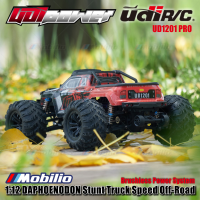 UDIR/C UD1201 PRO 1:12 DAPHOENODON Stunt Truck RC Speed Off-Road Brushless Power System RTR