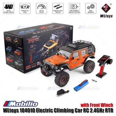 WLtoys 104010 Electric Climbing Car RC 2.4GHz 1/10 Scale 4WD RTR Crawler Adventure Remote Control