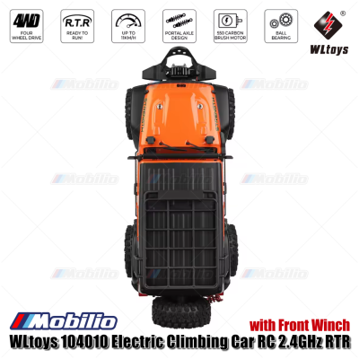 WLtoys 104010 Electric Climbing Car RC 2.4GHz 1/10 Scale 4WD RTR Crawler Adventure Remote Control