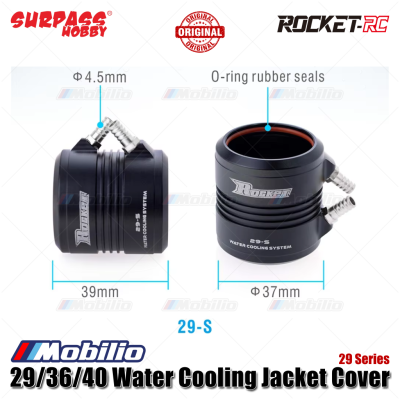 Surpass Hobby Rocket-RC 29/36/40 Water Cooling Jacket Cover for 2948 2968 3660 3670 3680  4074 4082 4092 RC Boat Brushless Motor
