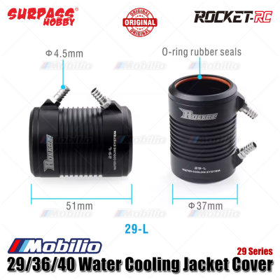 Surpass Hobby Rocket-RC 29/36/40 Water Cooling Jacket Cover for 2948 2968 3660 3670 3680  4074 4082 4092 RC Boat Brushless Motor