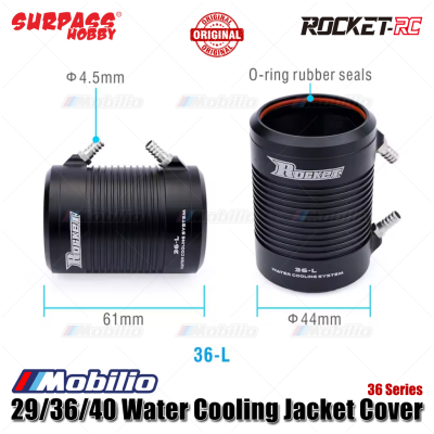 Surpass Hobby Rocket-RC 29/36/40 Water Cooling Jacket Cover for 2948 2968 3660 3670 3680  4074 4082 4092 RC Boat Brushless Motor