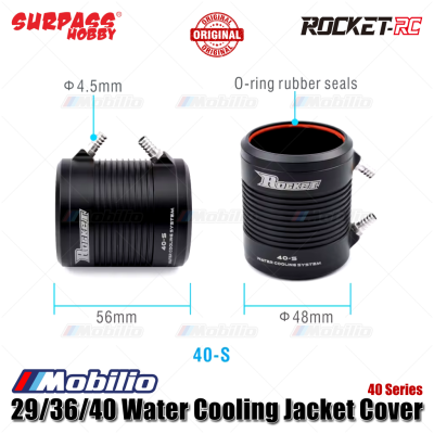 Surpass Hobby Rocket-RC 29/36/40 Water Cooling Jacket Cover for 2948 2968 3660 3670 3680  4074 4082 4092 RC Boat Brushless Motor