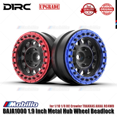 D1RC BAJA1000 1.9 Inch Metal Hub Wheel Beadlock untuk 1/10 RC Crawler