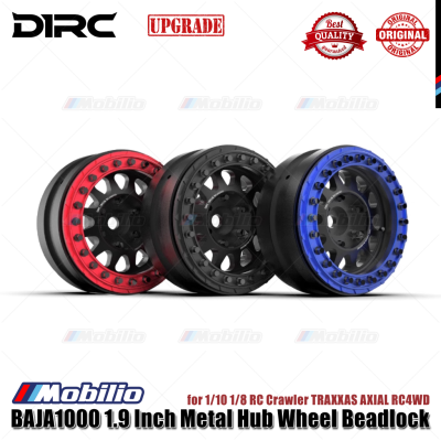 D1RC BAJA1000 1.9 Inch Metal Hub Wheel Beadlock untuk 1/10 RC Crawler