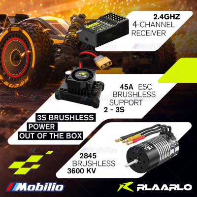 Rlaarlo X12S Buggy 1/12 Metal Brushless 4WD RTR 2.4GHz Mini High Speed Remote Control