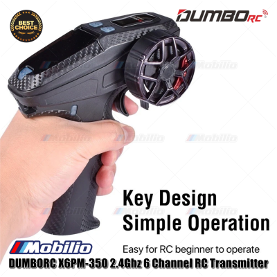 Dumborc X6PM-350 2.4GHz 6CH Radio Transmitter RC with P6F P6FG Receiver for RC Vehicle Car Boat Tank Model Parts Portable Remote Controller
