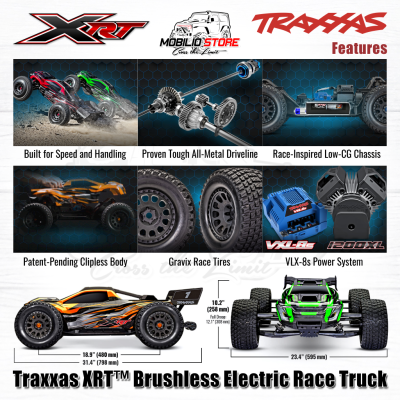 Traxxas XRT 1/6 Extreme Race Truck Brushless 4WD 8s 2.4GHz TQI TSM RTR