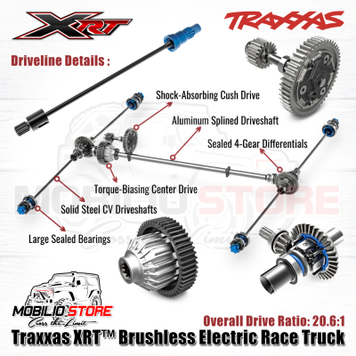 Traxxas XRT 1/6 Extreme Race Truck Brushless 4WD 8s 2.4GHz TQI TSM RTR