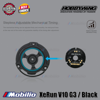 Hobbywing XeRun V10 G3 Black Modified & Stock Motor Brushless Sensored for 1/10th 4WD 2WD Off-road Racing Drift