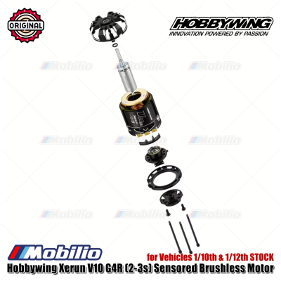 Hobbywing Xerun V10 G4R (2-3S) Sensored Brushless Motor #30401748 17,5T 3150KV