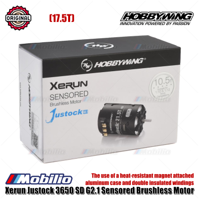 Hobbywing Xerun Justock 3650 SD G2.1 Sensored Brushless Motor 17.5T for RC 1/10th 1/12th On-road Remote Control