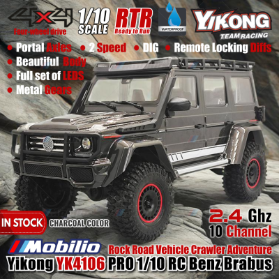Yikong YK4106 PRO 1/10 RC Rock Road Vehicle Crawler Adventure 2.4 Ghz RTR Remote Control