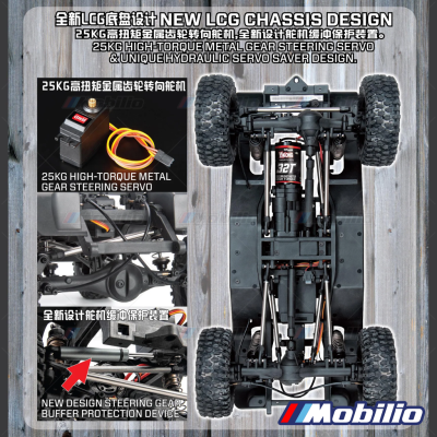 Yikong YK4106 PRO 1/10 RC Rock Road Vehicle Crawler Adventure 2.4 Ghz RTR Remote Control