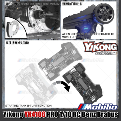 Yikong YK4106 PRO 1/10 RC Rock Road Vehicle Crawler Adventure 2.4 Ghz RTR Remote Control