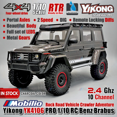 Yikong YK4106 PRO 1/10 RC Rock Road Vehicle Crawler Adventure 2.4 Ghz RTR Remote Control