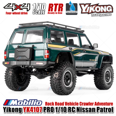 Yikong YK4107 PRO 1/10 RC Brushless System Rock Road Vehicle Crawler Adventure 2.4GHz RTR Remote Control