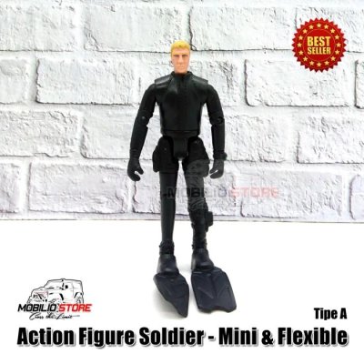 Action Figure - 1 Pcs Simulation Mini Army Soldier Flexible Rc MN WPL