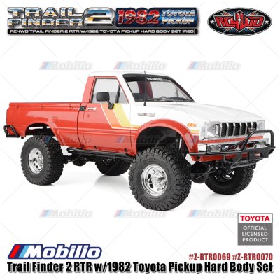 RC4WD Trail Finder 2 RTR w/1982 Toyota Pickup Hard Body Set RC Crawler Adventure #Z-RTR0069 #Z-RTR0070