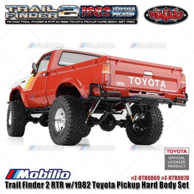 RC4WD Trail Finder 2 RTR w/1982 Toyota Pickup Hard Body Set RC Crawler Adventure #Z-RTR0069 #Z-RTR0070