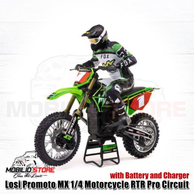 Losi Promoto MX 1/4 Motorcycle Ready To Run (RTR) Pro Circuit - Club MX