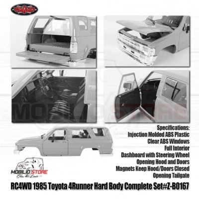 RC4WD 1985 Toyota 4Runner Hard Body Complete Set # Z-B0167