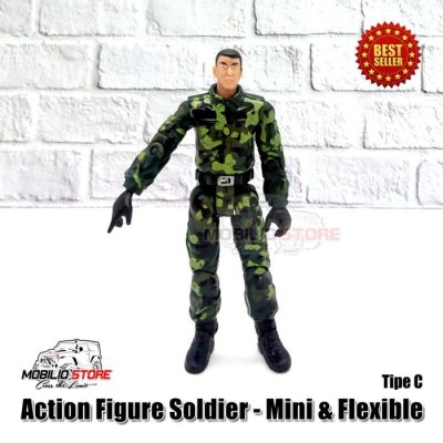 Action Figure - 1 Pcs Simulation Mini Army Soldier Flexible Rc MN WPL