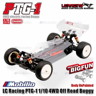 LC Racing PTG-1 1/10 4WD Off Road Buggy Chassis Assembled LC Racing #PTG-1H, PTG-1HBU, PTG-1HRD