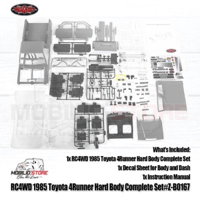 RC4WD 1985 Toyota 4Runner Hard Body Complete Set # Z-B0167