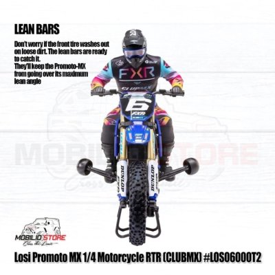 Losi Promoto MX 1/4 Motorcycle Ready To Run (RTR) Pro Circuit - Club MX