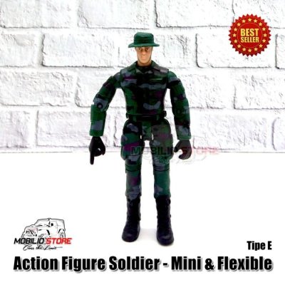 Action Figure - 1 Pcs Simulation Mini Army Soldier Flexible Rc MN WPL