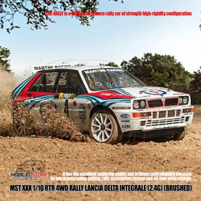 MST XXX 1/10 RTR 4WD Rally Lancia Delta Integrale 2.4G Brushed