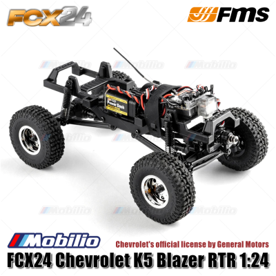 FMS FCX24 Chevrolet K5 Blazer 1:24 4WD RTR Electric Power RC Crawler Adventure