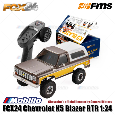 FMS FCX24 Chevrolet K5 Blazer 1:24 4WD RTR Electric Power RC Crawler Adventure