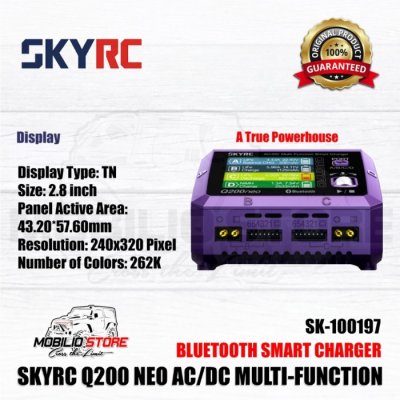 Skyrc Q200 Neo AC/DC Multi-Function Bluetooth Smart Charger SK10019701