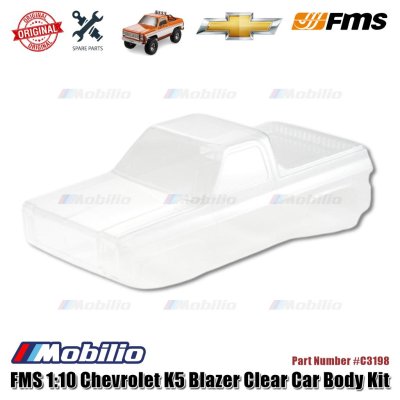 FMS 1:10 Scale Chevrolet K5 Blazer Clear Car Body Kit  Part #C3198