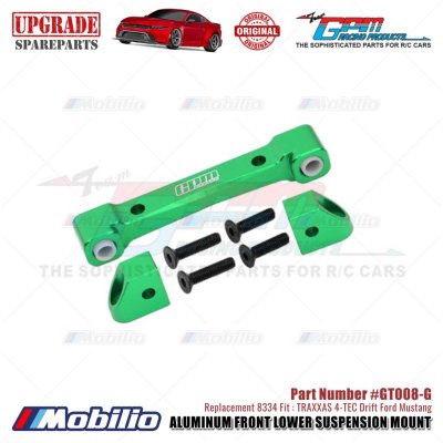 GPM Part #GT008 Aluminum Front Lower Suspension Mount #8334 Traxxas 4-TEC Drift Ford Mustang