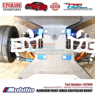GPM Part #GT008 Aluminum Front Lower Suspension Mount #8334 Traxxas 4-TEC Drift Ford Mustang