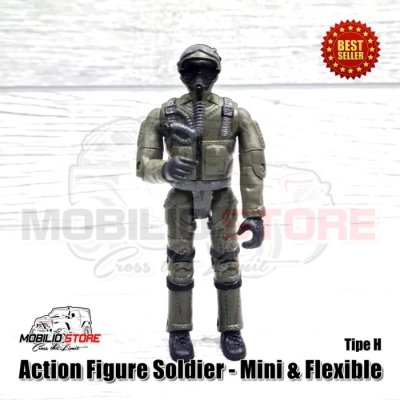 Action Figure - 1 Pcs Simulation Mini Army Soldier Flexible Rc MN WPL