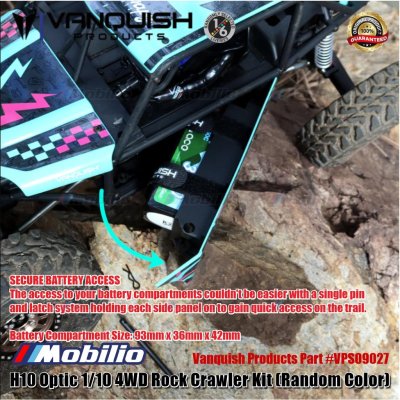 Vanquish Products H10 Optic 1/10 4WD Rock Crawler Kit (Random Color) #VPS09027