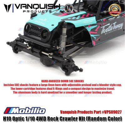 Vanquish Products H10 Optic 1/10 4WD Rock Crawler Kit (Random Color) #VPS09027