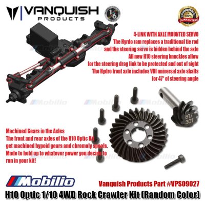 Vanquish Products H10 Optic 1/10 4WD Rock Crawler Kit (Random Color) #VPS09027