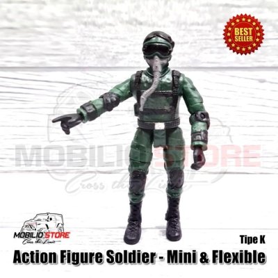 Action Figure - 1 Pcs Simulation Mini Army Soldier Flexible Rc MN WPL