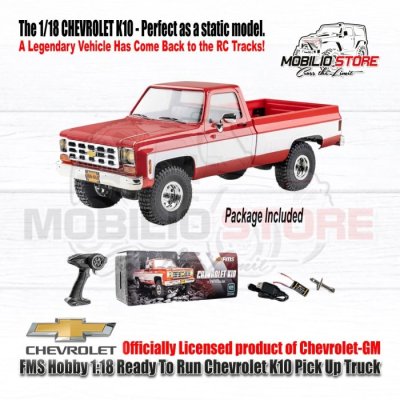 FMS Hobby 1:18 RTR Chevrolet K10 Pick Up Truck Crawler Off Road Adventure