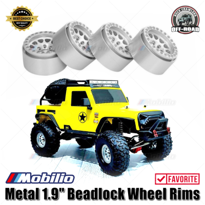 Velg Beadlock 1.9 Realistic Metal Rims RC 1/10 Crawler Axial Traxxas