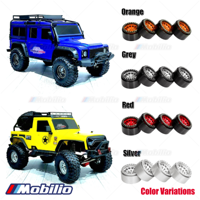 Velg Beadlock 1.9 Realistic Metal Rims RC 1/10 Crawler Axial Traxxas