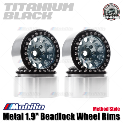 Velg Beadlock 1.9 Realistic Metal Rims RC 1/10 Crawler Axial Traxxas