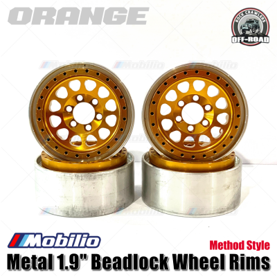 Velg Beadlock 1.9 Realistic Metal Rims RC 1/10 Crawler Axial Traxxas