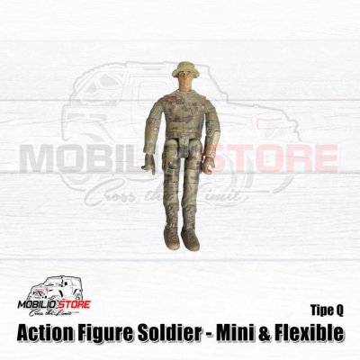 Action Figure - 1 Pcs Simulation Mini Army Soldier Flexible Rc MN WPL