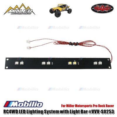 RC4WD LED Lighting System with Light Bar for Miller Motorsports 1/10 Pro Rock Racer VVV-S0253